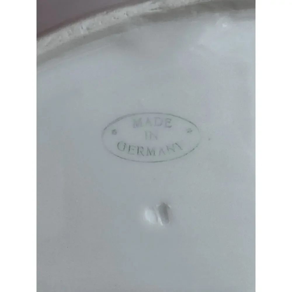 Antique Porcelain Relish Dish Trinket Tray Soap Floral Roses Victorian Cottage